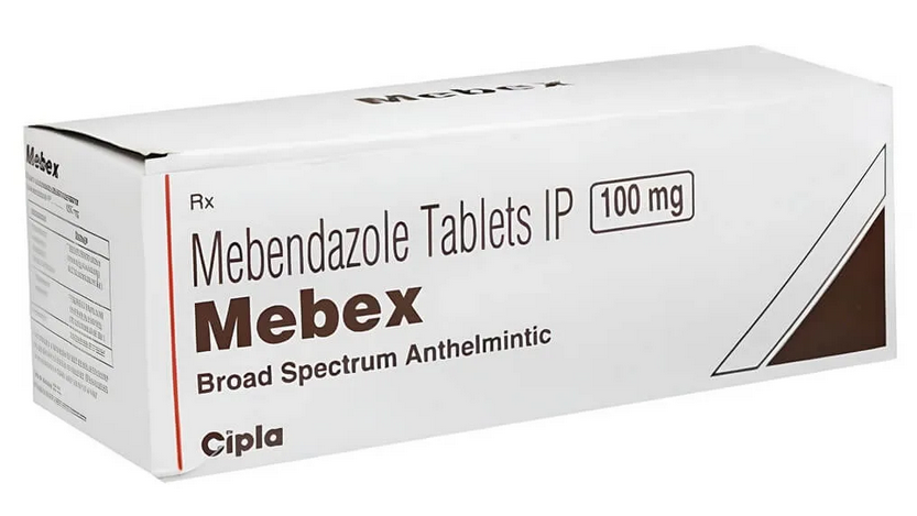 Mebendazol 100 mg